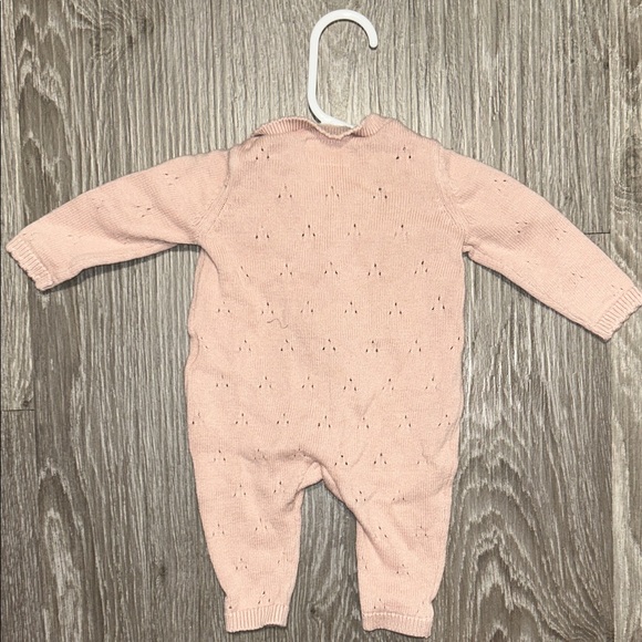 CARTER’S Soft Pink Knit Footie - Picture 3 of 3